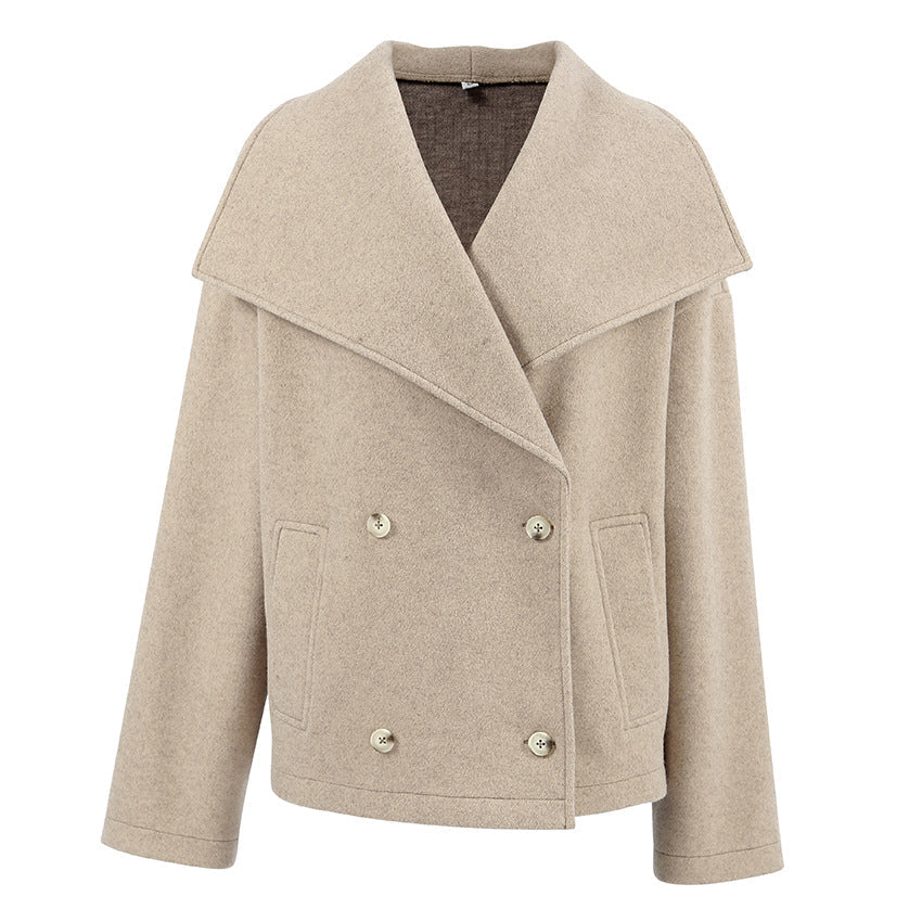 Women's Loose Beige Fashion Jacket Coat