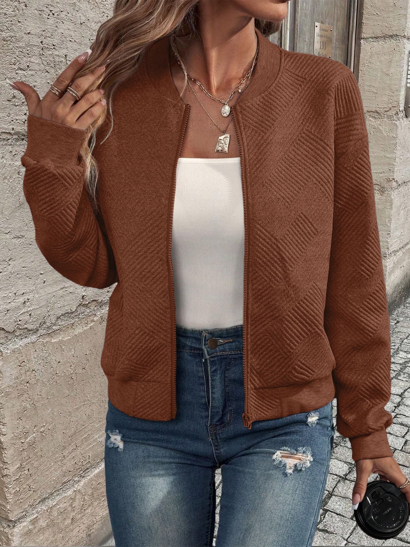 LIVIA™ | Comfy Jacket with Zipper