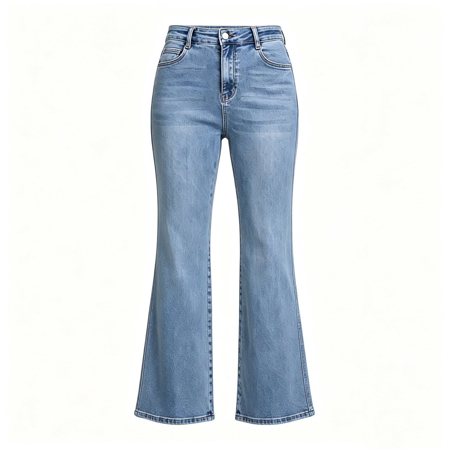 Fashionable All Match High Elastic Blue Jeans for Women Summer Slimming High Rise Women Casual Pants