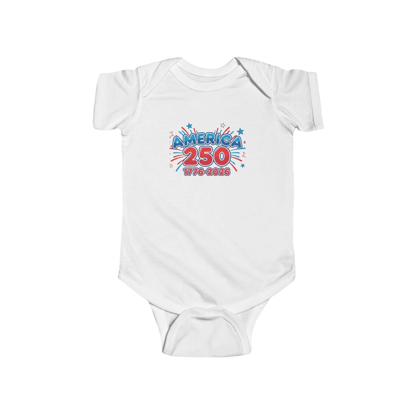 Patriotic Baby Onesie America 250th Anniversary