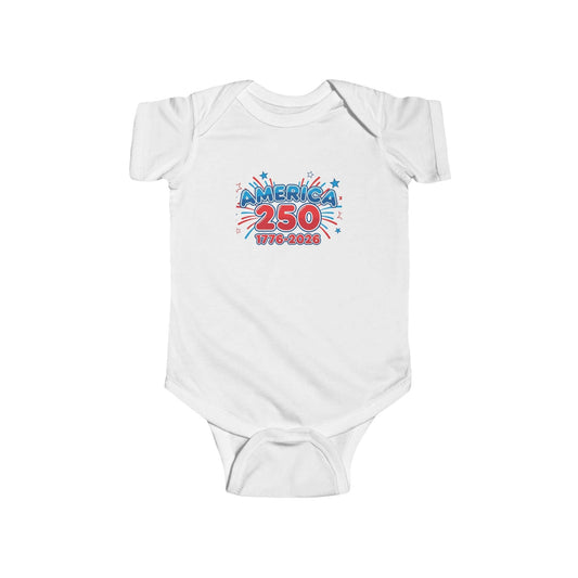 Patriotic Baby Onesie America 250th Anniversary