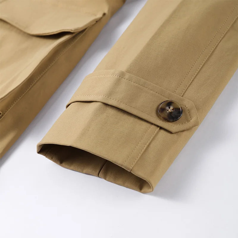 Florence | Structured Button-Up Cotton Jacket