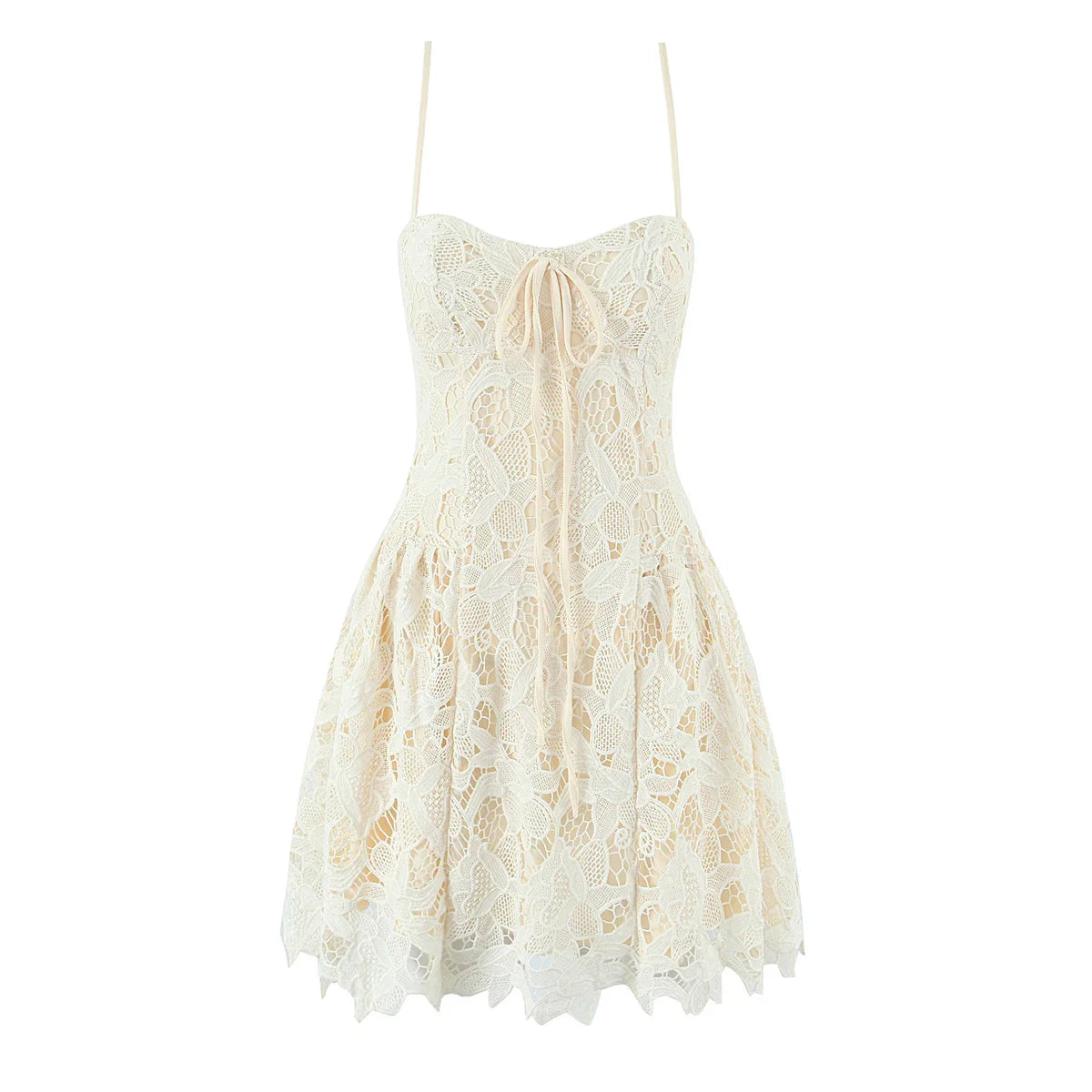 NERINA LACE MINI DRESS