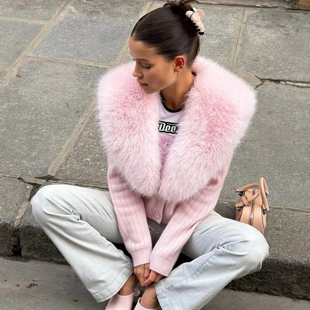 JIANA FUR CARDIGAN