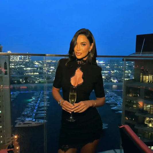 NELI LACE MINI DRESS