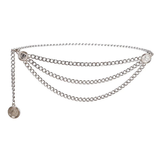 MAIDA CHAIN BELT Silver