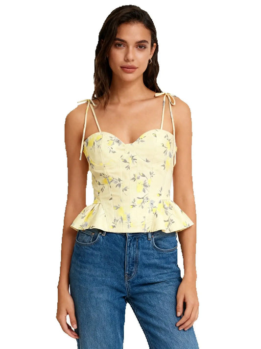 AMY FLORAL TOP