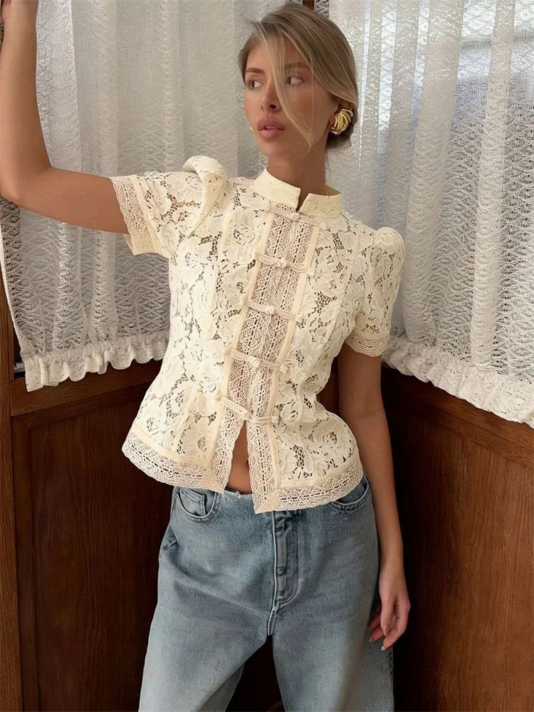 IMERA LACE BLOUSE