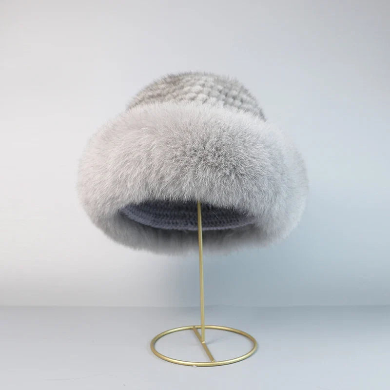 STELLA REAL MINK FUR CAP