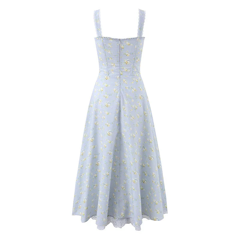 ZADEHA FLORAL MIDI DRESS