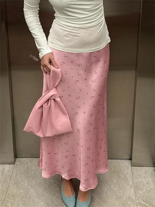 VIOLA SATIN SKIRT