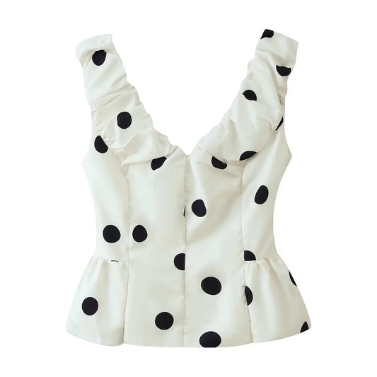 NEVA POLKA DOT BLOUSE