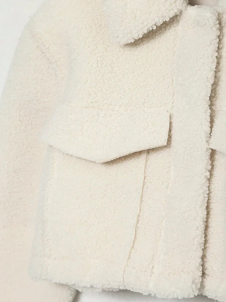 ZIA CROPPED FUR JACKET