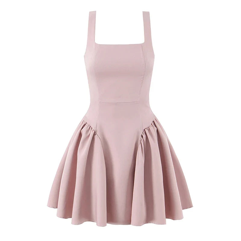 RITA LACE UP MINI DRESS