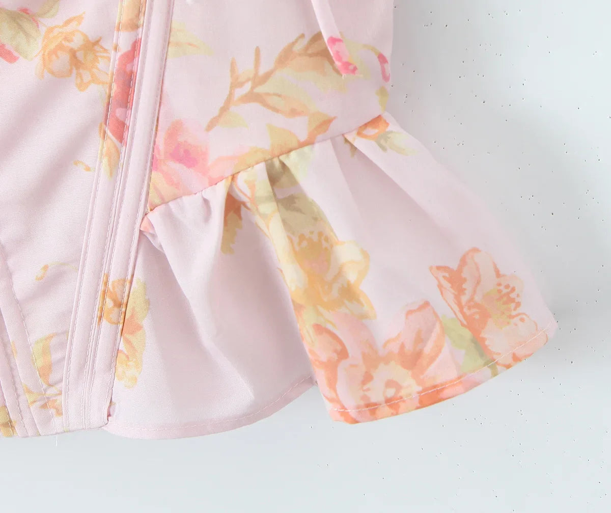 BRITTA FLORAL TOP