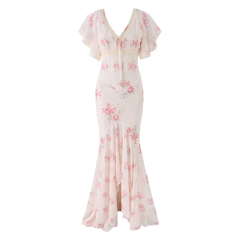 ALMA FLORAL MAXI DRESS