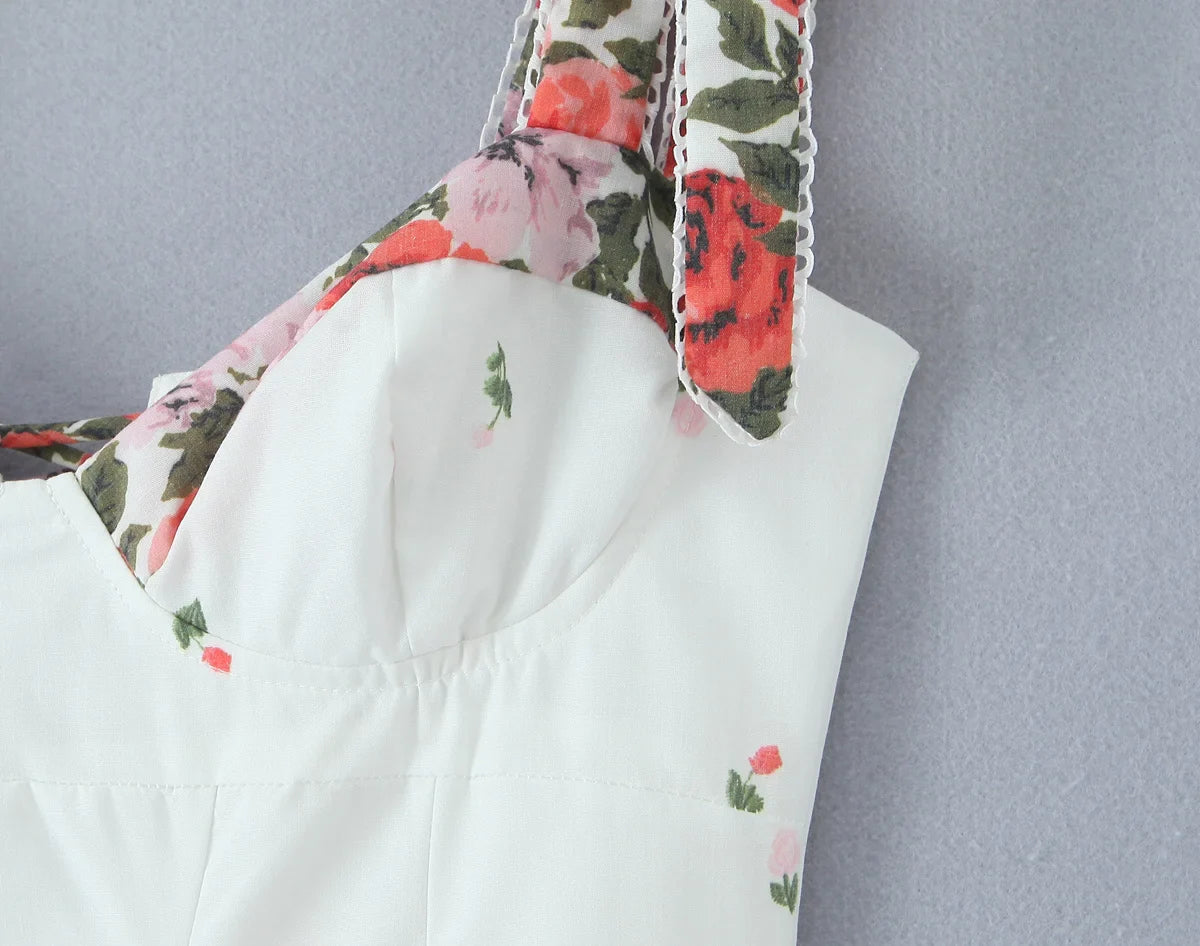 MONIKA FLORAL MIDI DRESS