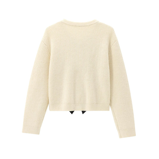 GIGI BOW CARDIGAN