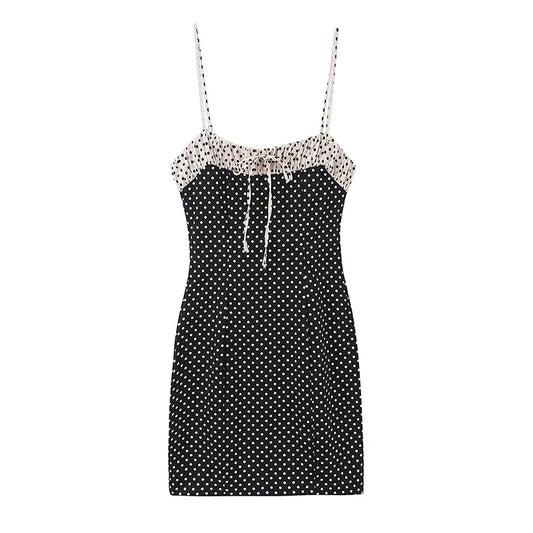 ZURI POLKA DOT MINI DRESS