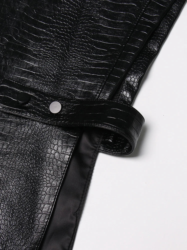 JADE LEATHER WAISTCOAT
