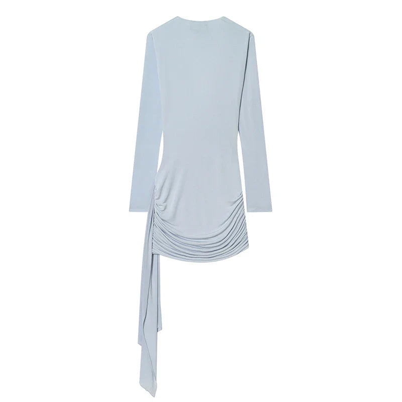 EDA DRAPED MINI DRESS