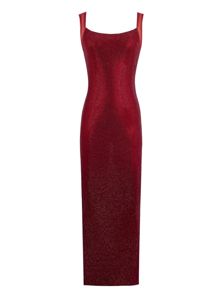 PAULA CRYSTAL MAXI DRESS