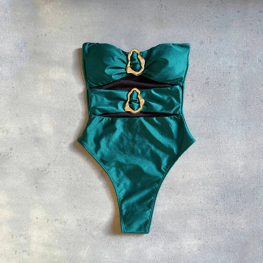 MILA ONE PIECE SWIMSUIT Green