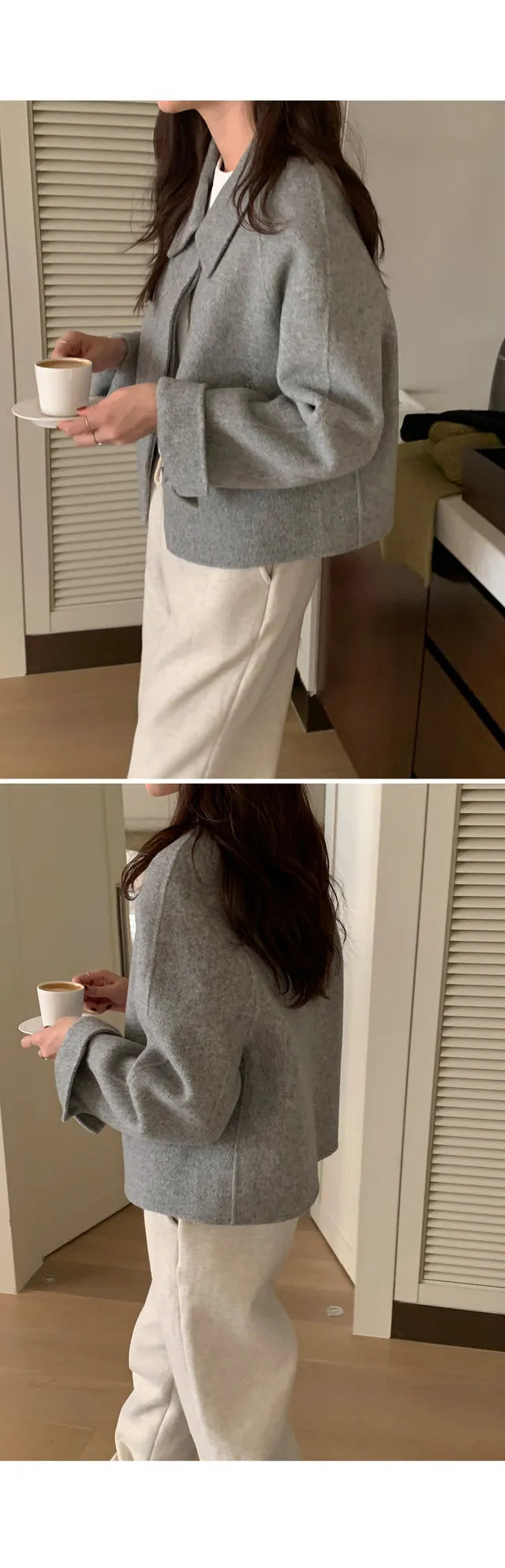 Alexia | Minimal Collar Jacket