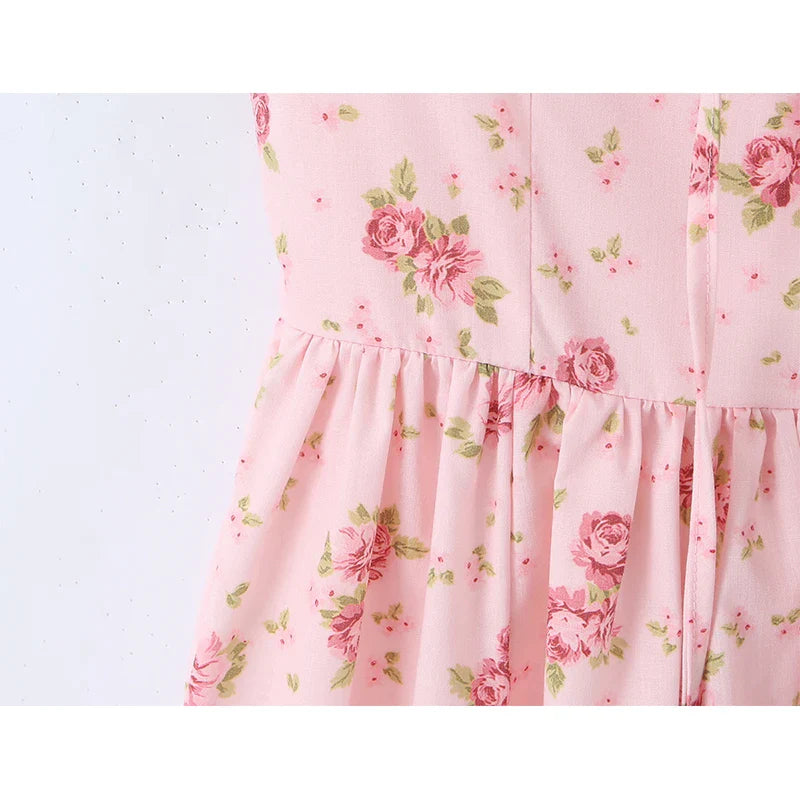 DAPHNE FLORAL MIDI DRESS