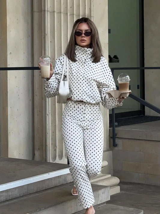 JOHANNE POLKA DOT SET