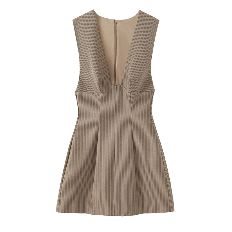 NEVA STRIPED MINI DRESS