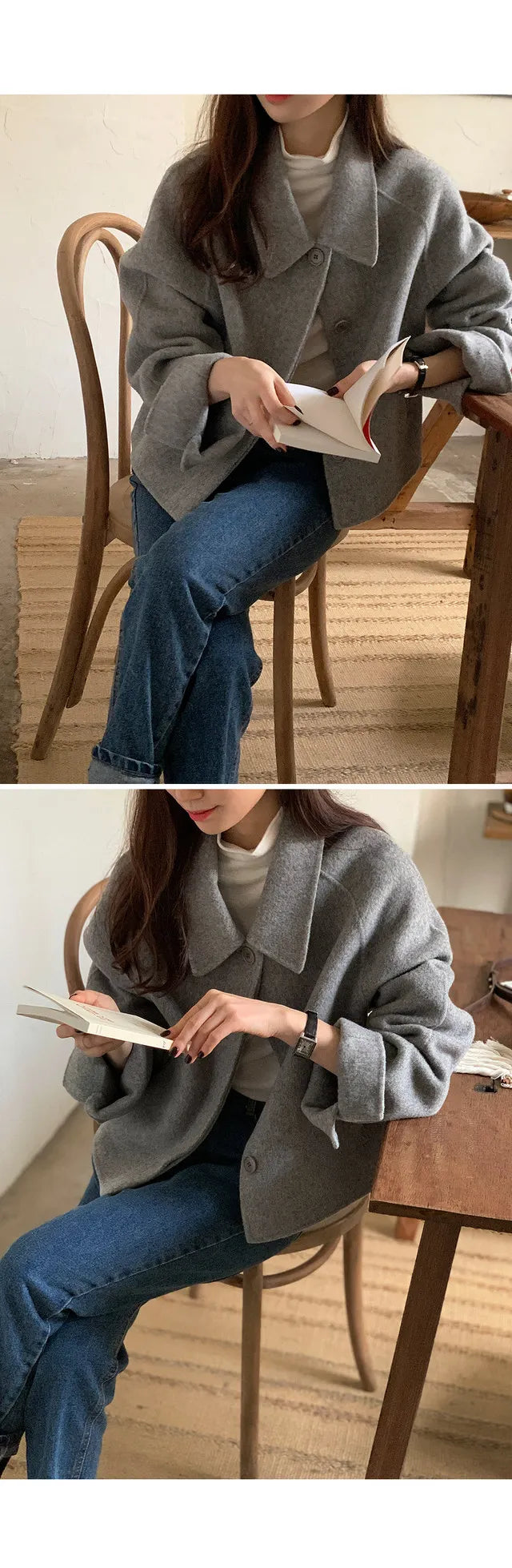 Alexia | Minimal Collar Jacket