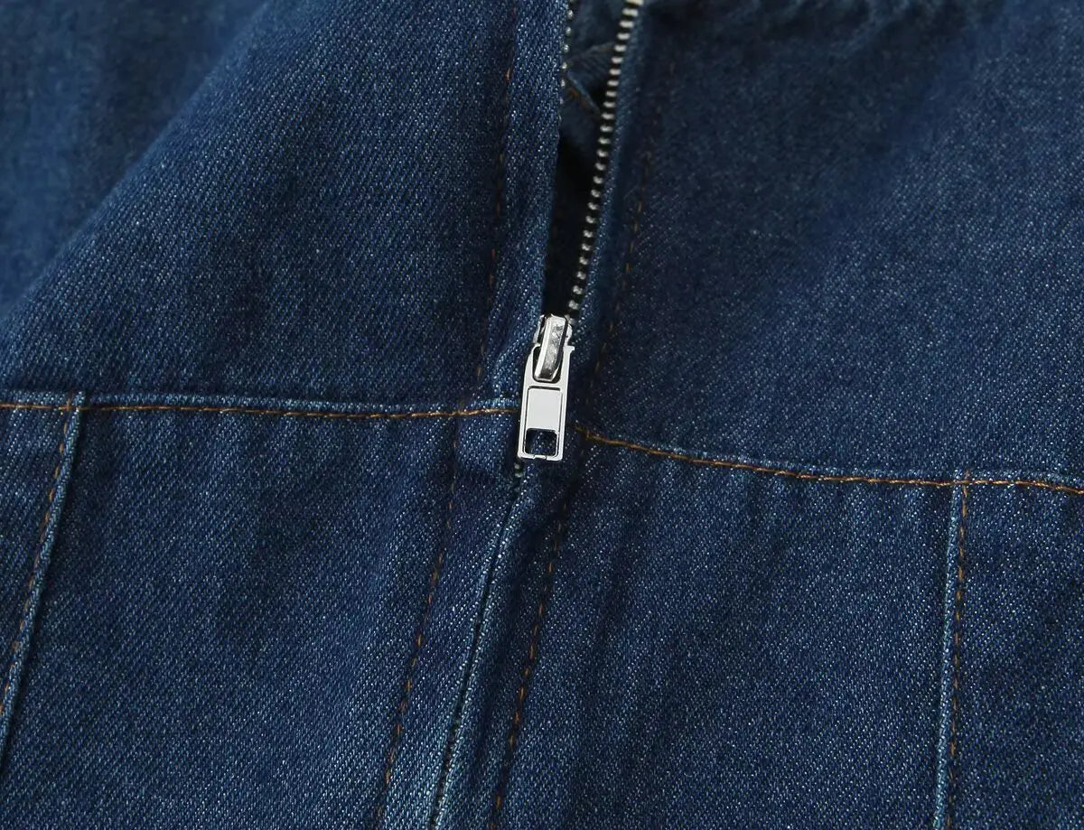 INEZ DENIM TOP
