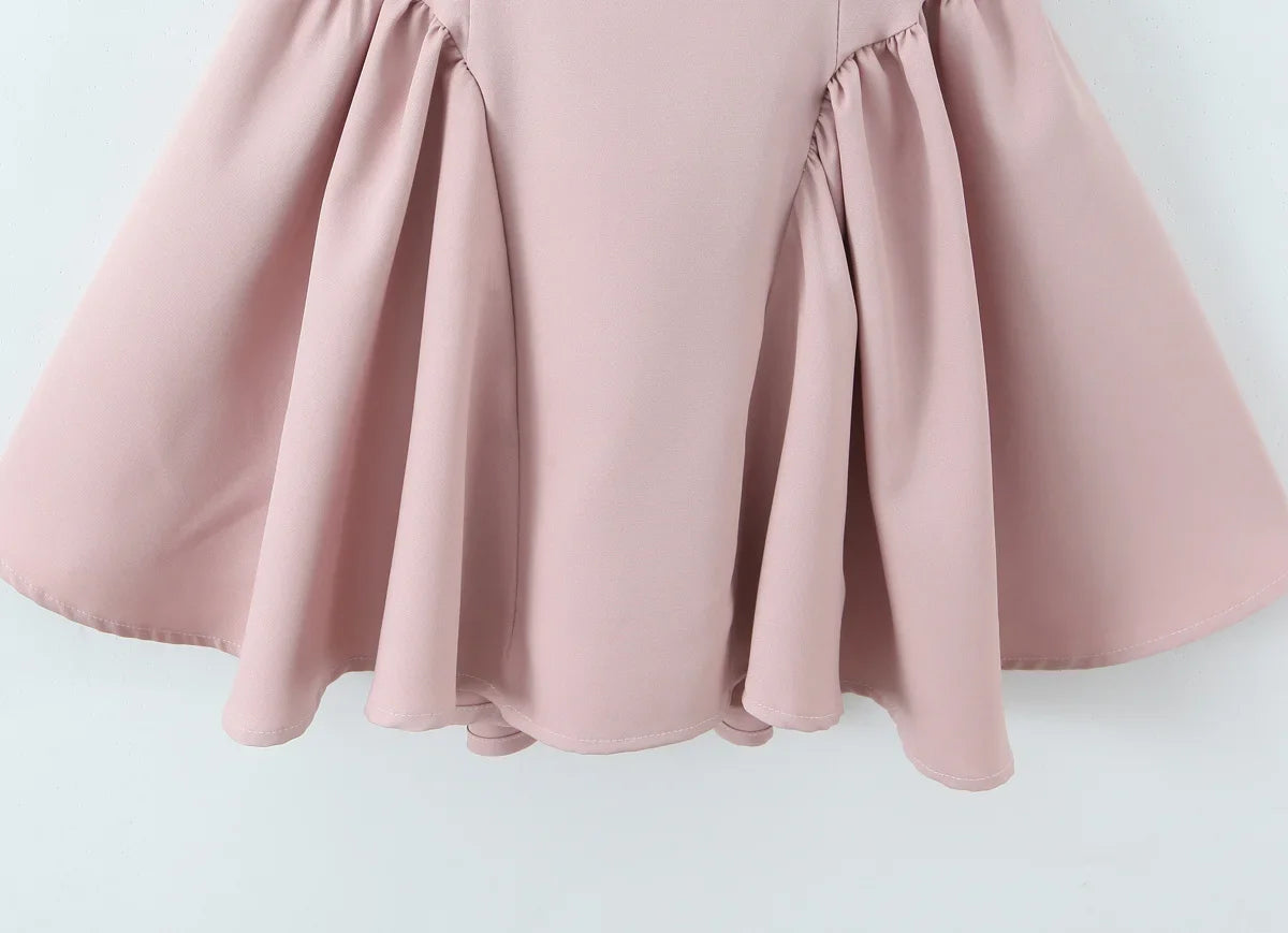 RITA LACE UP MINI DRESS