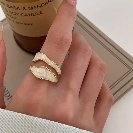 CANDACE RING White Resizable