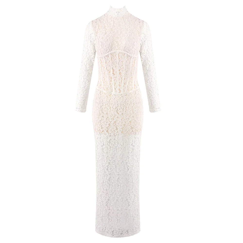 ENA LACE MAXI DRESS