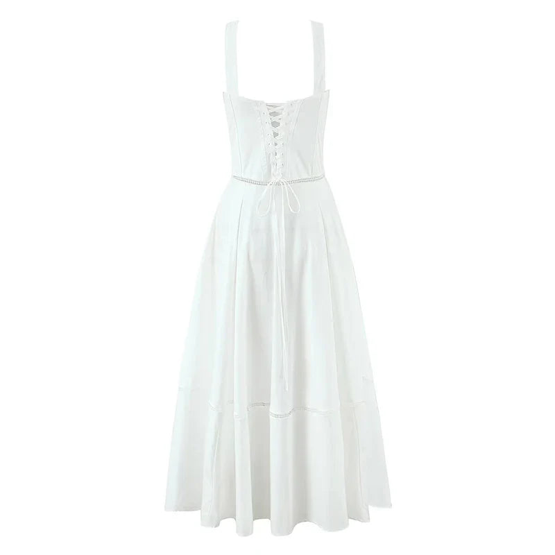 LAZA LACE UP DRESS