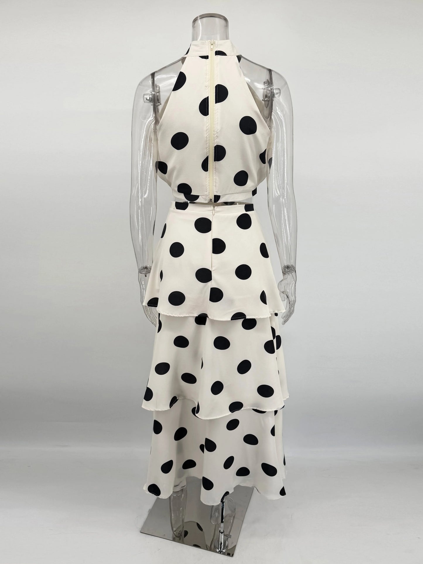 AMALS POLKA DOT TWO PIECE SET