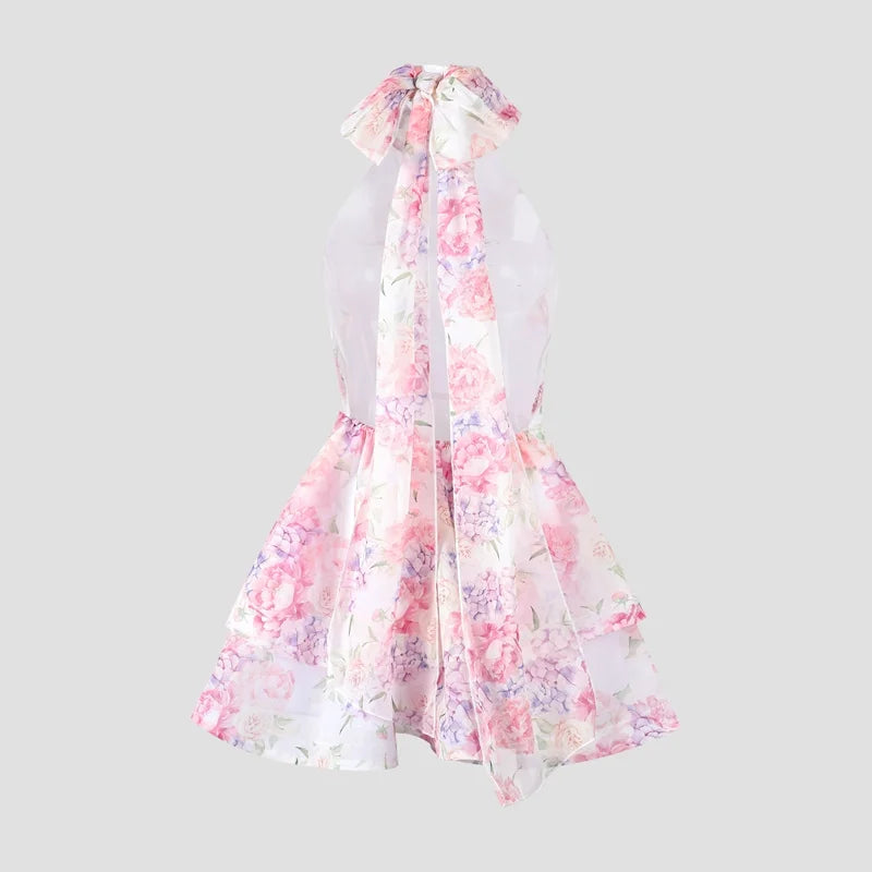 ELLE FLORAL MINI DRESS