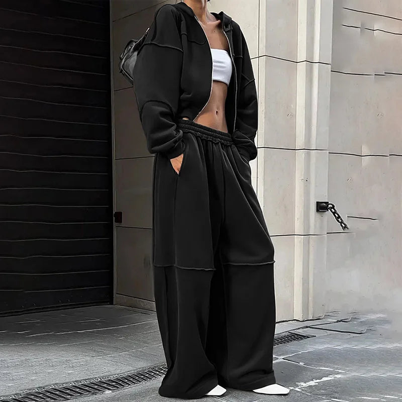SARA WIDE TROUSERS SET