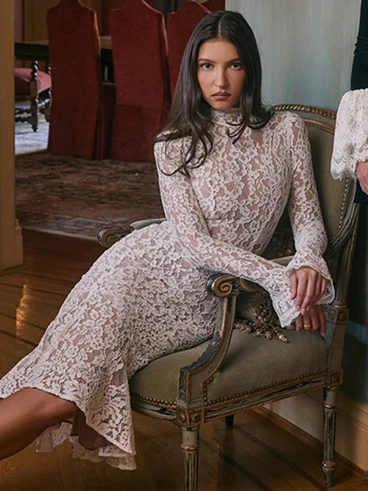 TEREYA LACE MAXI DRESS