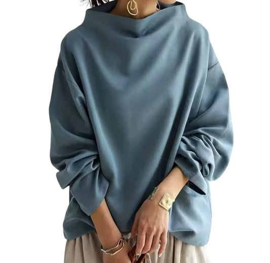 Margot – High-Neck Soft Knit Top