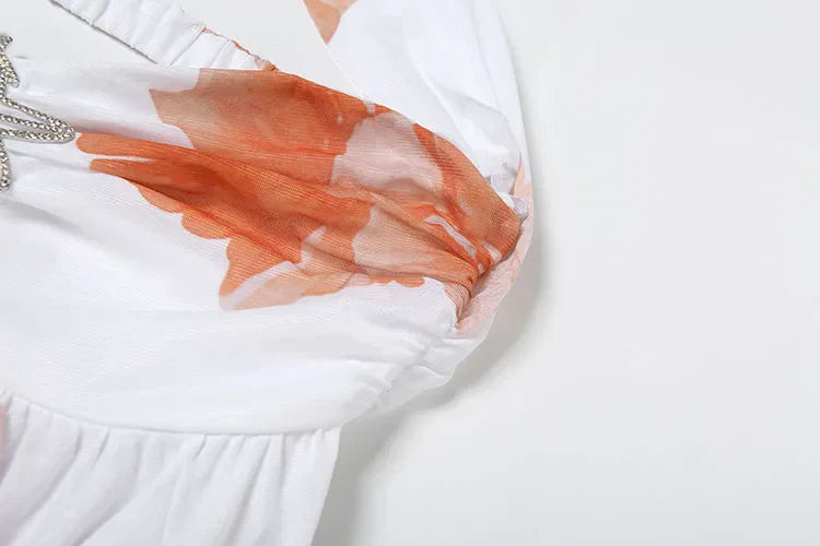 Lina | Ruffle Halter Dress