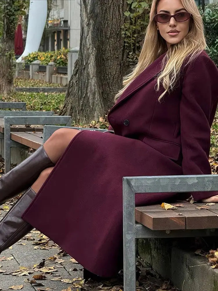Angelina | Longline Structured Coat