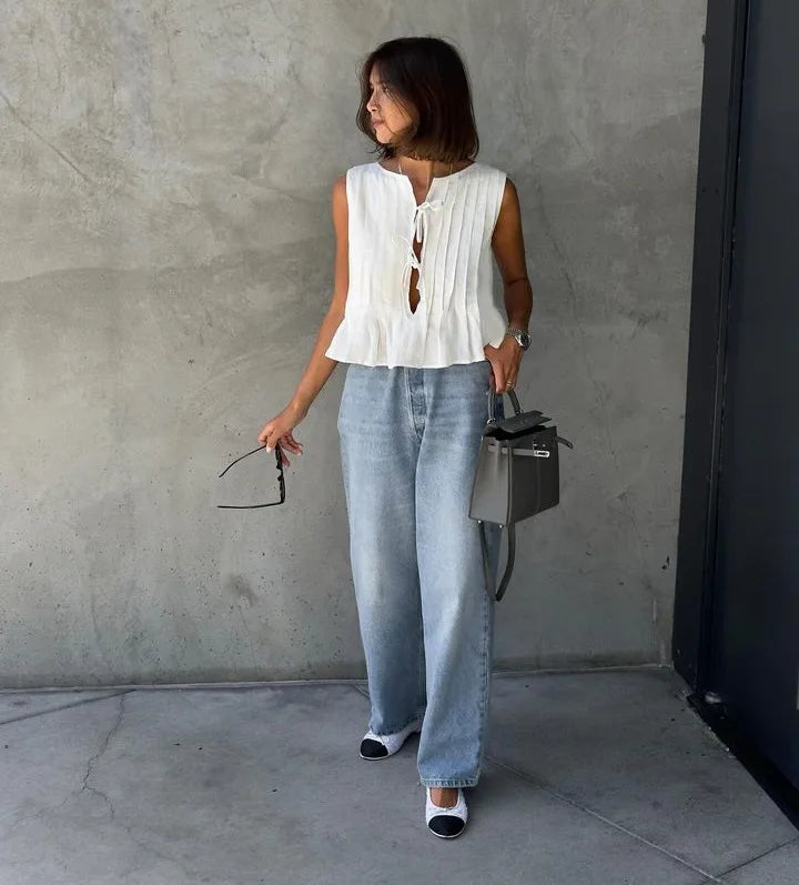 AMY RIBBED TOP