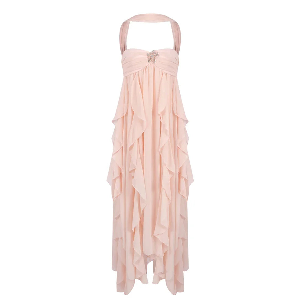 MORGAN RUFFLE DRESS