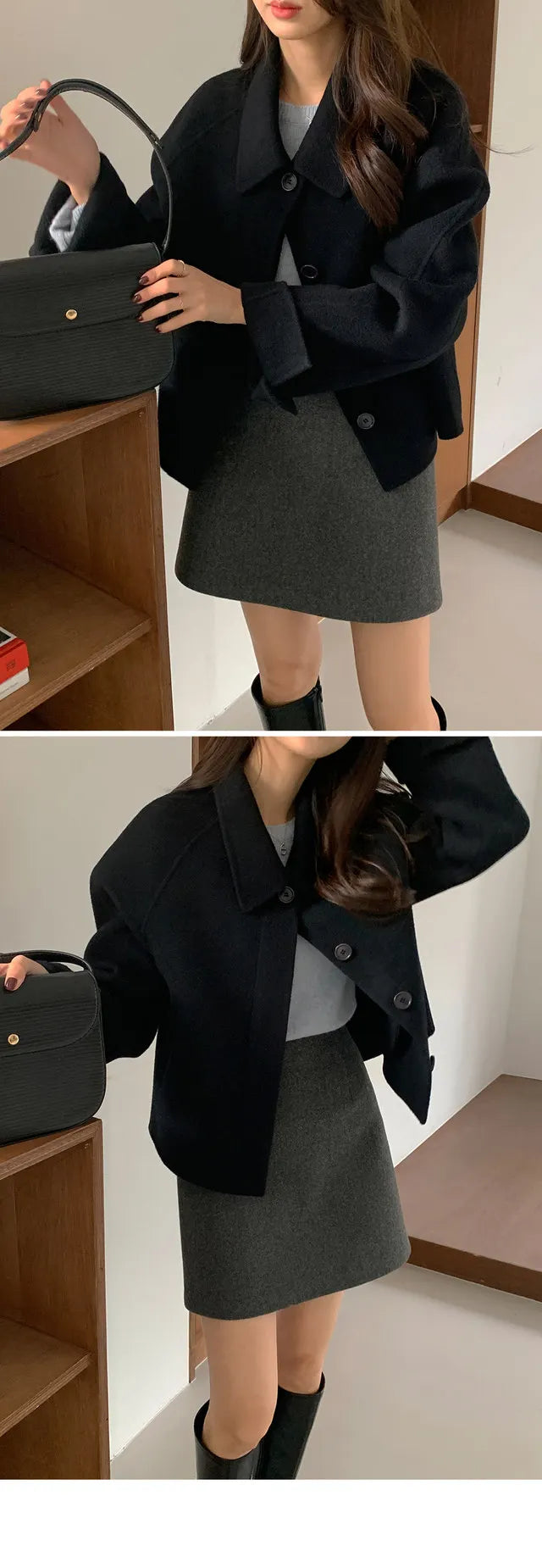 Alexia | Minimal Collar Jacket
