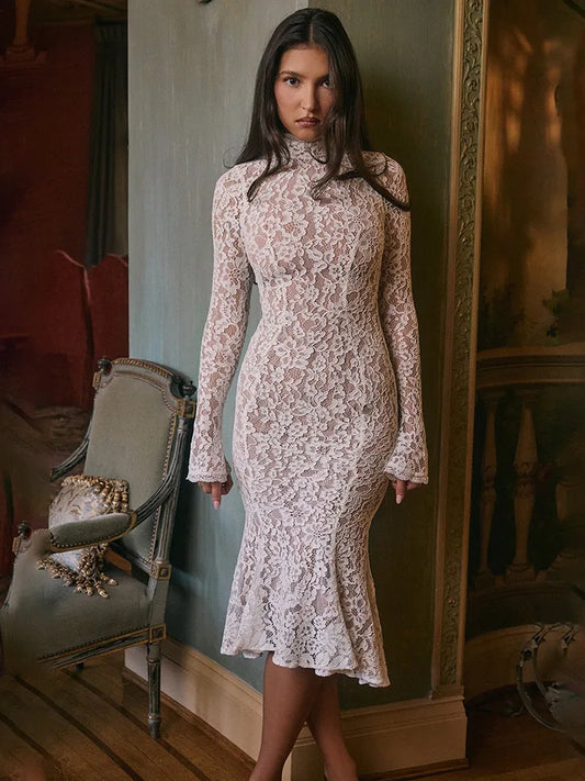 TEREYA LACE MAXI DRESS