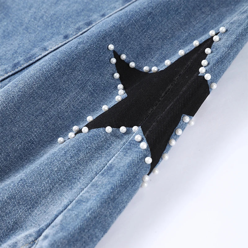 ANGIE STAR DENIM JEANS