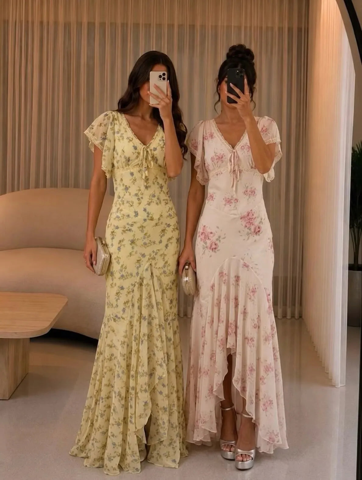 ALMA FLORAL MAXI DRESS